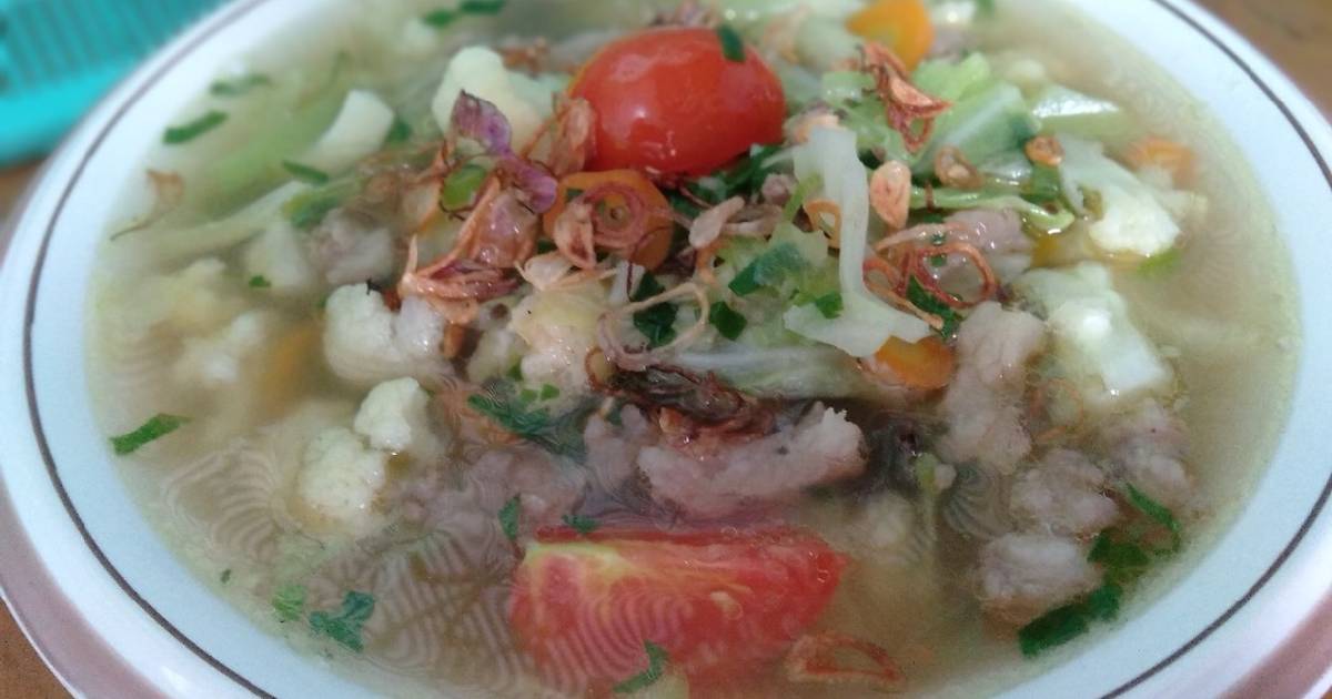 60 resep sayur sop tetelan enak dan sederhana Cookpad