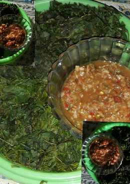 Semanggi & marronggi/morringa/daun kelor sambel sere