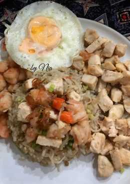 Nasi Goreng Shirataki #ketopad_cp_olahanshirataki