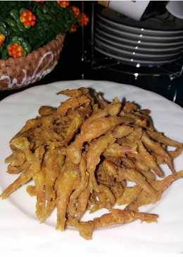 Teri basah goreng tepung