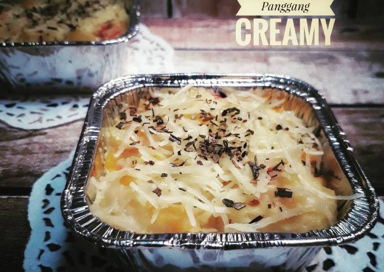 resep lengkap untuk Kentang Panggang Creamy