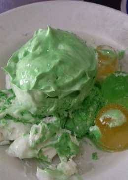 Frozen yoghurt matcha