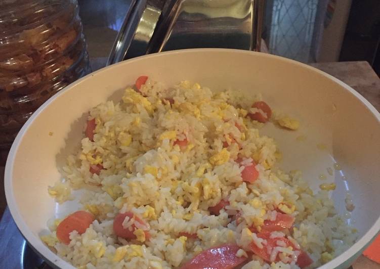 resep masakan Nasi goreng mentega 5 menit (kilat)