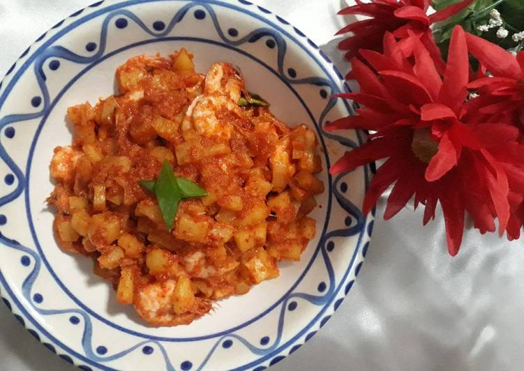 Resep Sambalado Udang Kentang - Yadisti Eka Putri