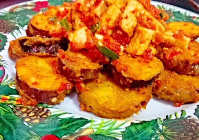  Resep  Balado  Tahu dan Terong Crispy  oleh Ibu Isnanovia 