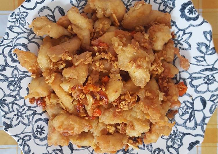 resep makanan Ayam Crispy Cabe Garam - tanpa telur