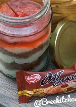 Oat choco cheesecake