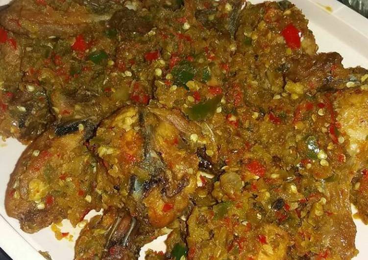 gambar untuk resep makanan Ayam Balado Ijo