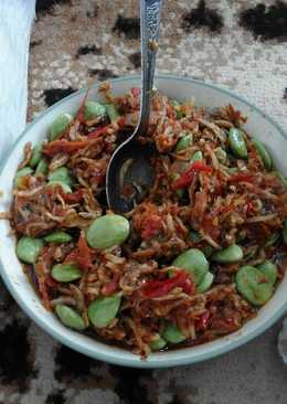 1 resep sambal  goreng  teri medan petai  enak dan 