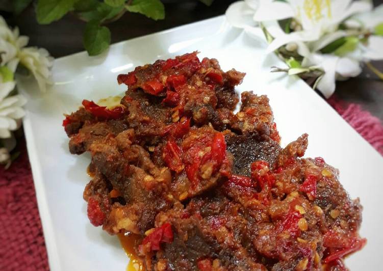 cara membuat Dendeng Balado