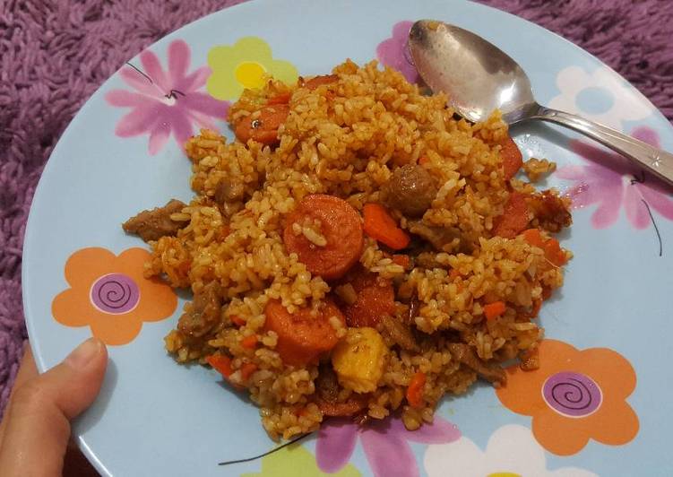 resep masakan Nasi Goreng Sambal Roa