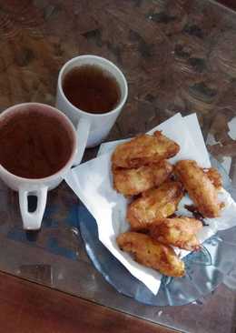 Pisang goreng nd Teh hangat