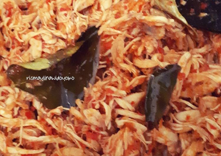 #bikinramadhanberkesan#2#Ayam Suwir Pedas Manis