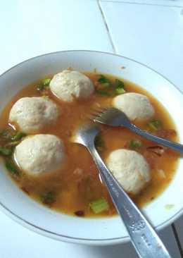 Bakso ayam kenyal dan enak