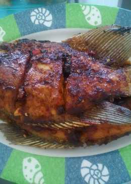 Gurami bakar maknyus bumbu seadanya