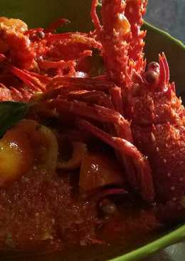 Lobster saus padang