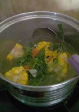 Sayur bayam jagung manis