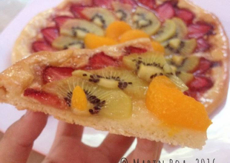 resep Fruits Pizza