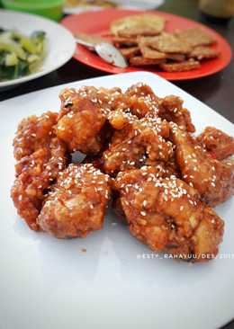 Ayam Crispy ala Korean Food street