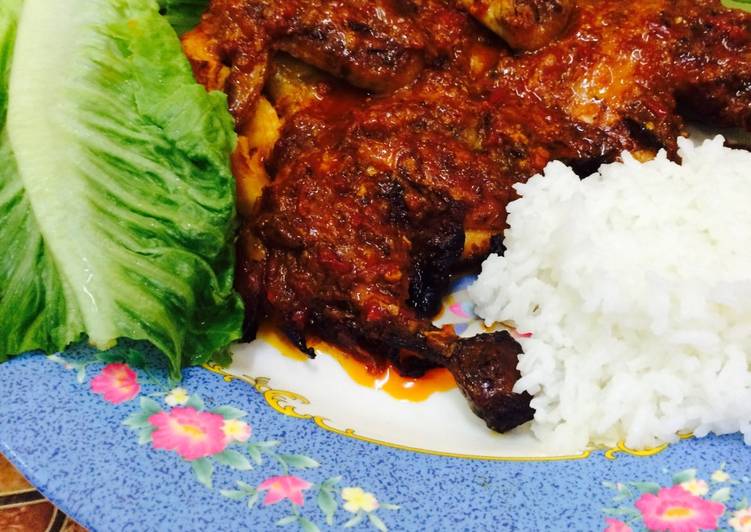 Resep Ayam bakar taliwang apa adanya oleh SRI Umu@Yafits 