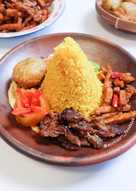 Tumpeng Nasi Kuning Rice Cooker