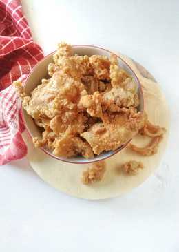 23. Kulit Ayam Goreng Tepung Crispy #SelasaBisa