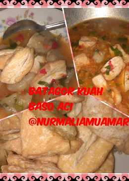 Batagor kuah baso aci