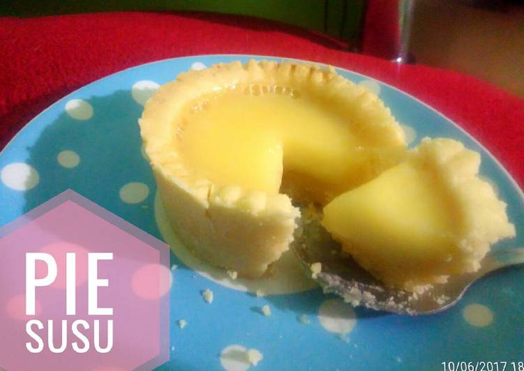 cara membuat Pie Susu