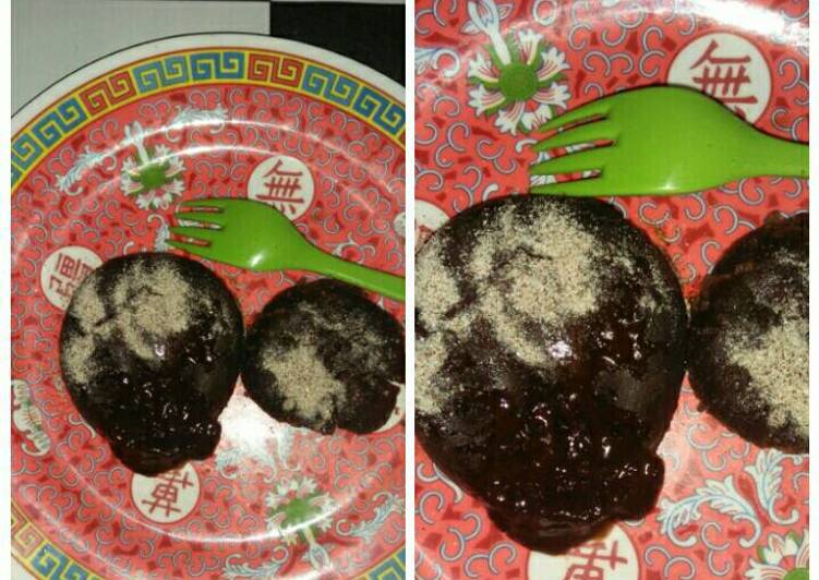 resep masakan Choco lava cake lumer (Kukus simple)