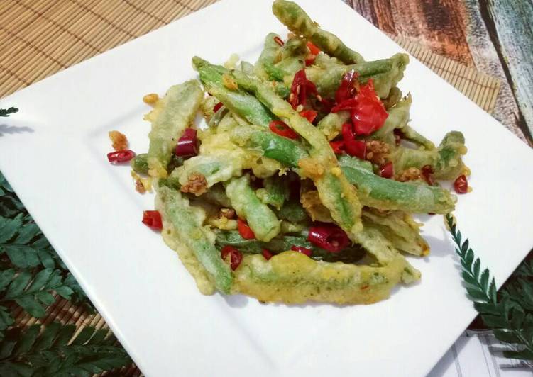 gambar untuk resep makanan Buncis cabe garam (ala chinise food)