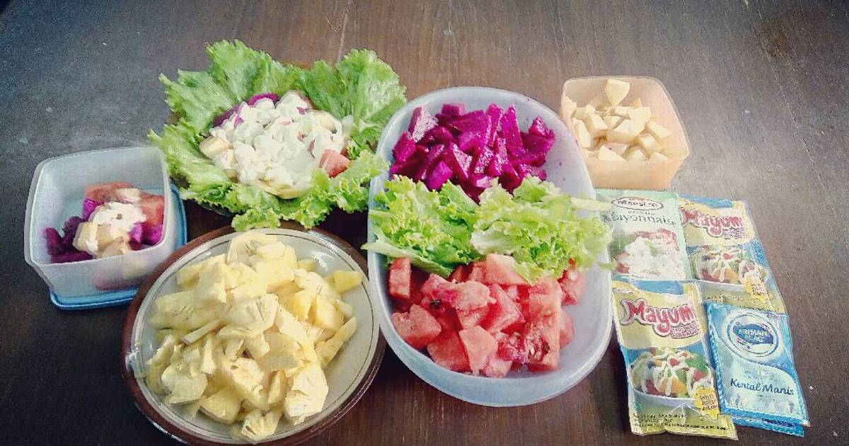 Resep Salad buah simple oleh kartika - Cookpad