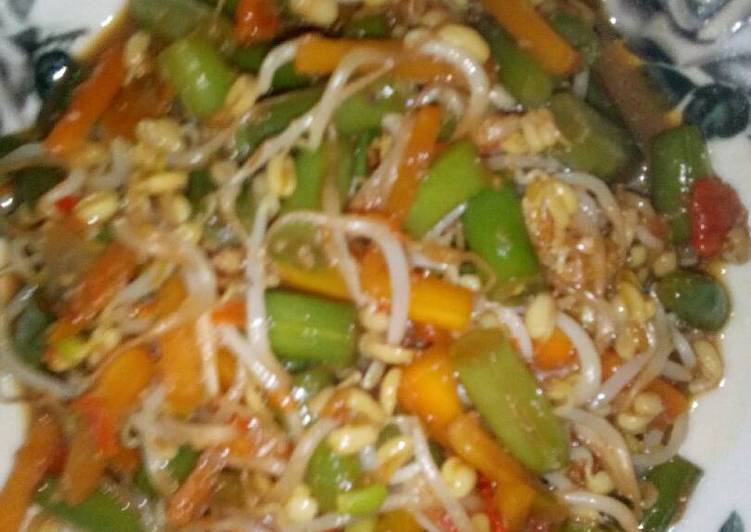 resep masakan Toge tumis buncis wortel