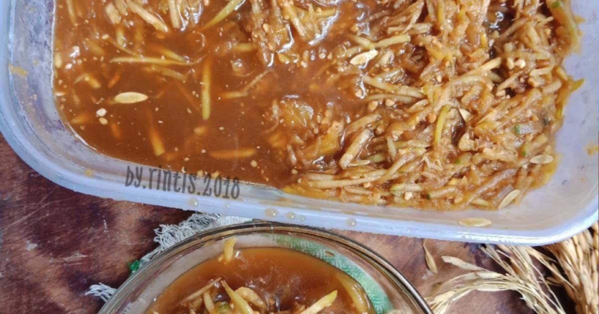 23 resep rujak  serut bumbu  kacang  enak dan sederhana Cookpad