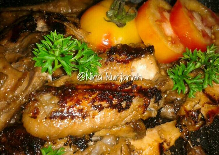 gambar untuk cara membuat Ayam bakar bumbu bacem