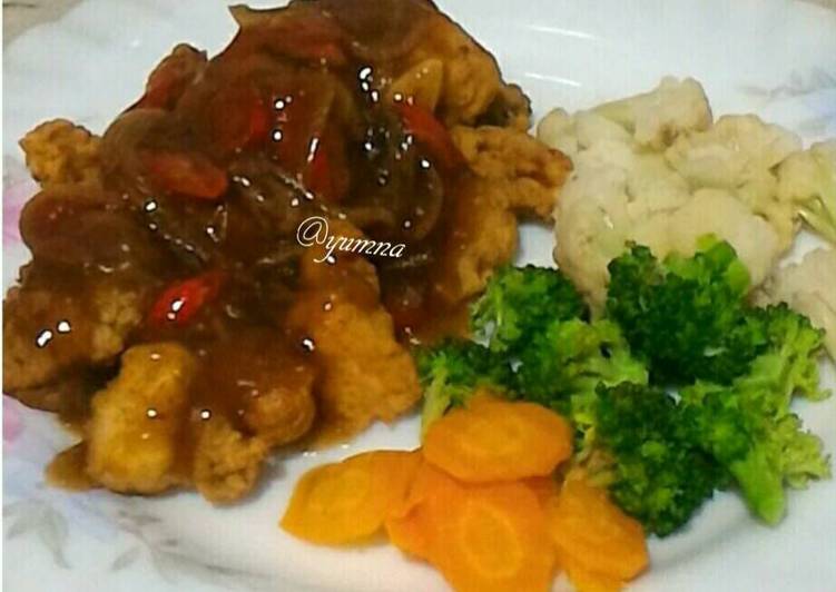  Resep  Ayam  Crispy  Saos Tiram oleh Yumna Mumtazah Cookpad