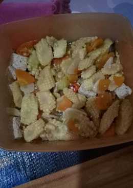 Tumis jagung muda simpel