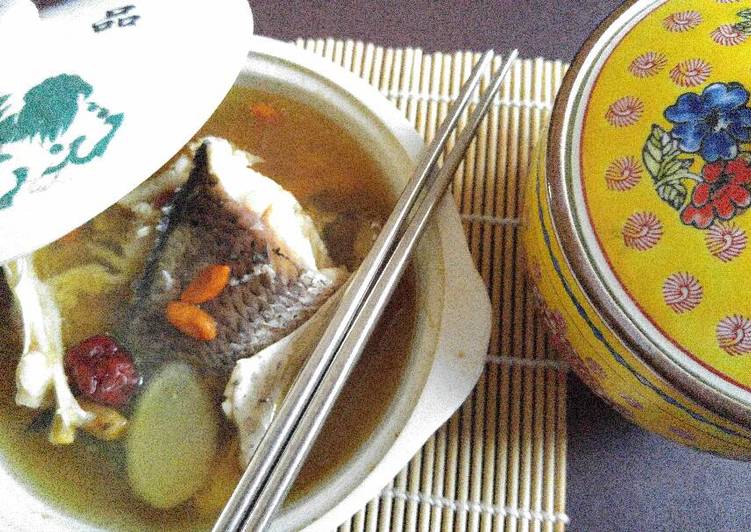 Resep sup gabus herbal Karya Yenlie Wang