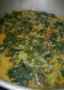 Daun singkong udang rebon