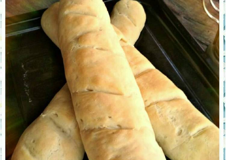 resep lengkap untuk Baguette/roti prancis