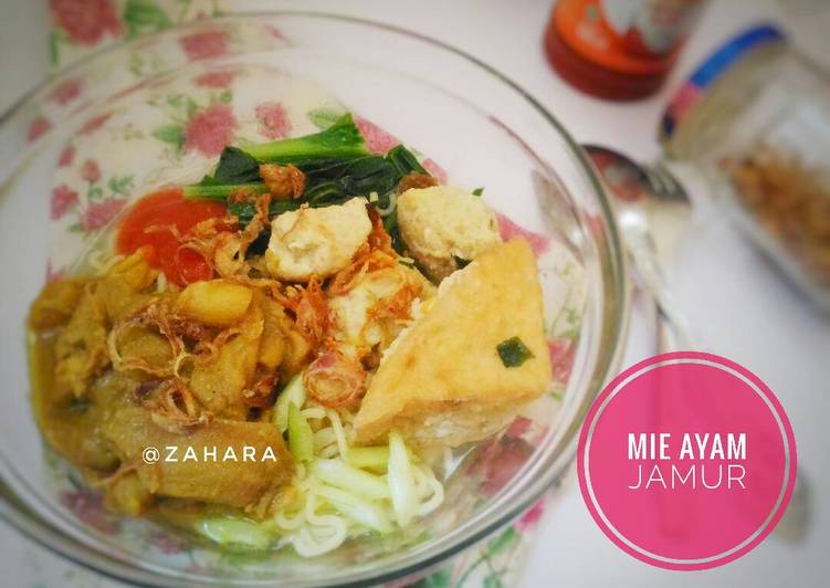 Resep Mie Ayam Jamur Bakso By Zha Annisa Zahara