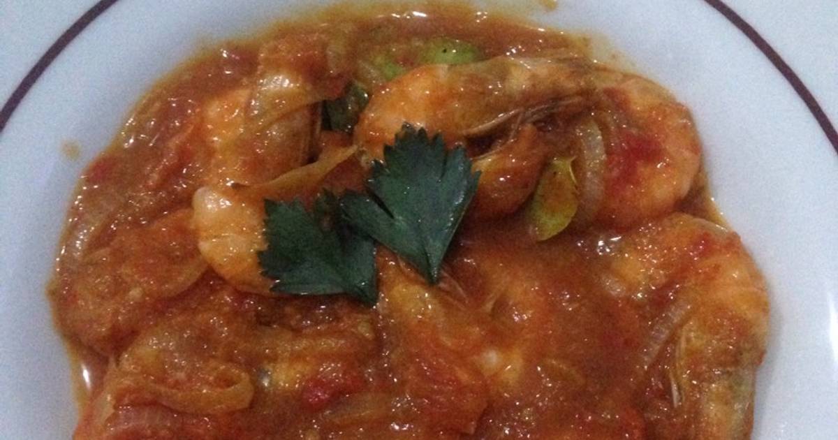 644 resep udang saus padang enak dan sederhana Cookpad