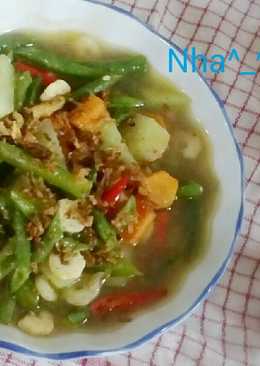 Sayur Kacang Panjang campur Udang