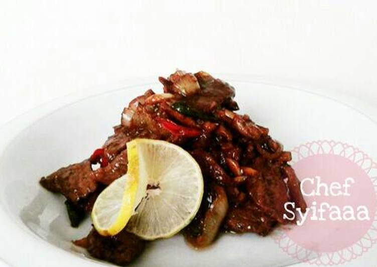 gambar untuk resep makanan Beef Teriyaki / Daging Teriyaki