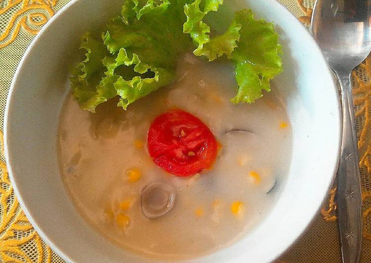 Resep sup krim jagung / cream soup enak mudah Karya malinda zhara