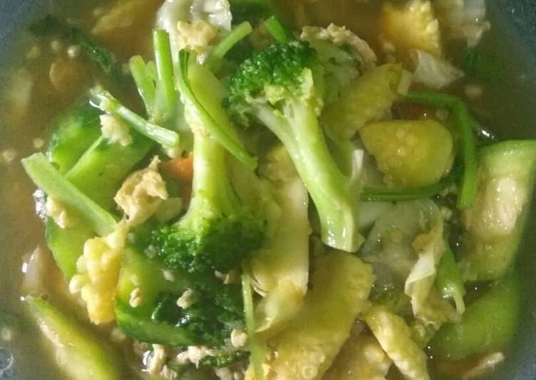 Resep Capcay sayur simpel no ribet Kiriman dari Dwi Oktaviani