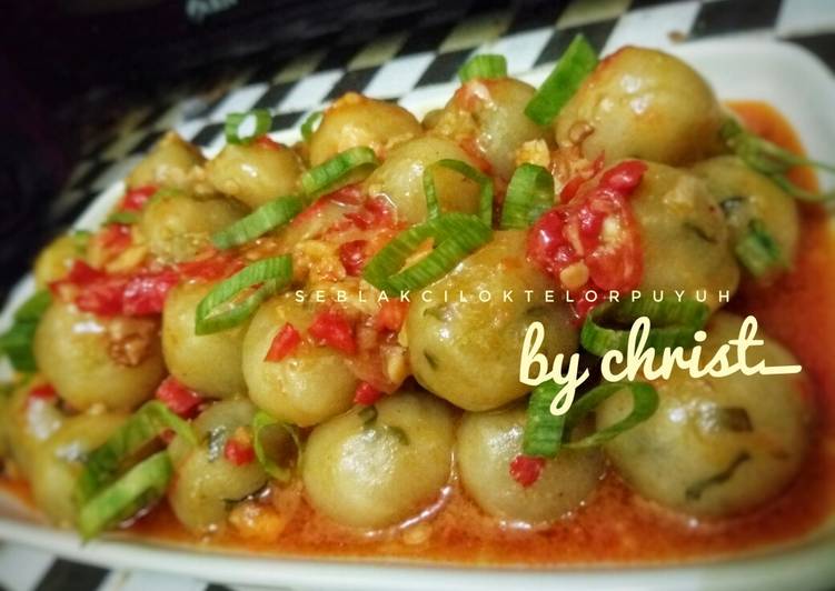 Seblak cilok telor puyuh recipe main photo