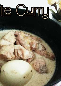 White Curry (Opor) #ketofriendly #ketofy #debm #ayam #telur