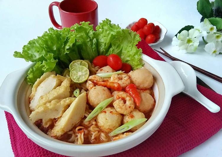 cara membuat Tom Yum Noodle #pr_recookolahanbakso