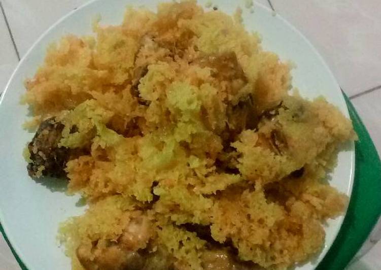 bahan dan cara membuat Ayam kremes dapur unul