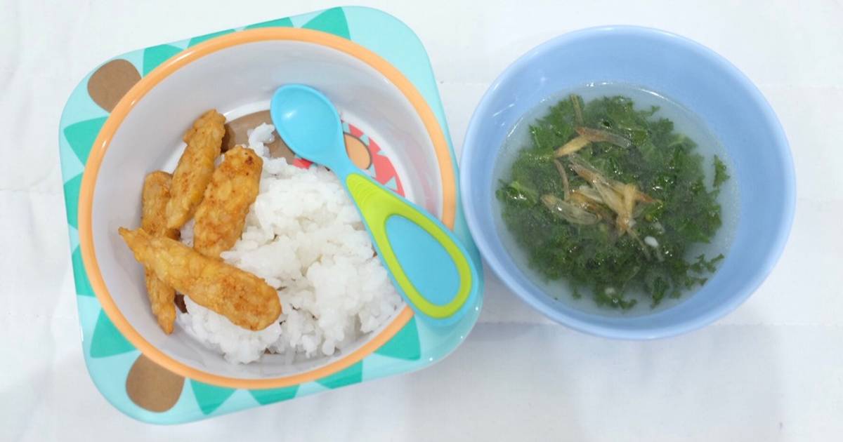  Resep  Menu mpasi  11m kuah  bening tempe oleh Puput 